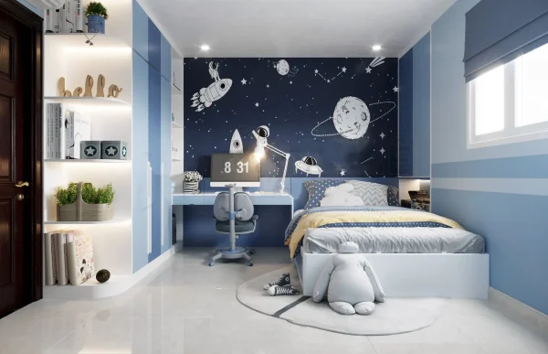 Khám phá không gian vũ trụ ngay tại phòng ngủ